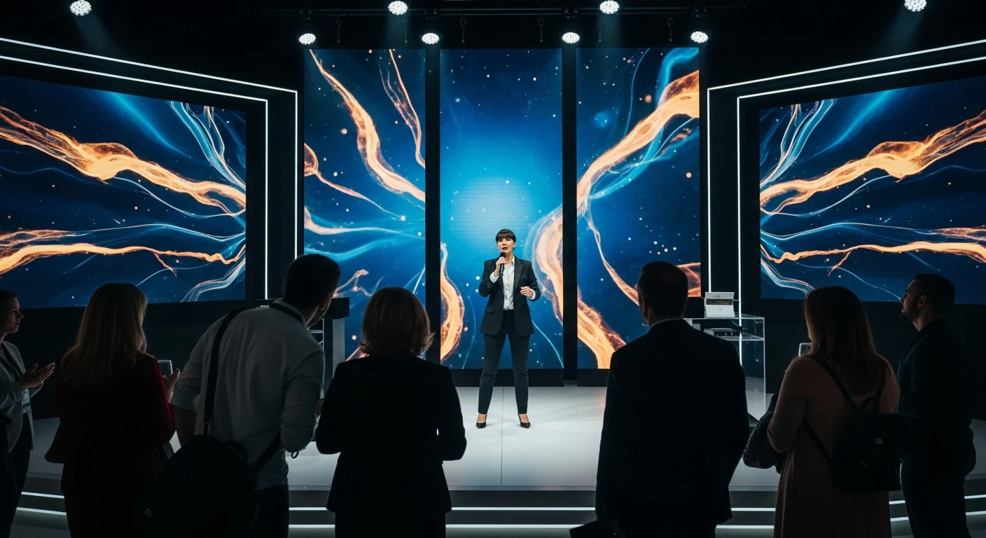 Hypnoseshow auf einem Messestand – SuePrise begeistert das Messepublikum Hypnoseshow auf einem Messestand – SuePrise begeistert das Messepublikum