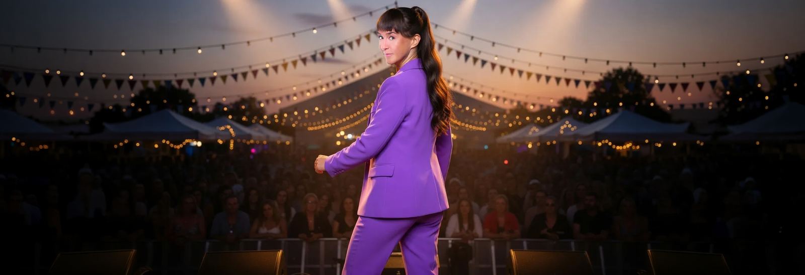 Hypnoseshow Open Air Bühne