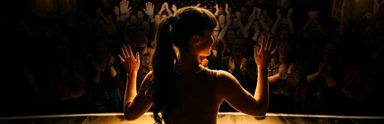 Publikum bei einer Hypnoseshow in Berlin